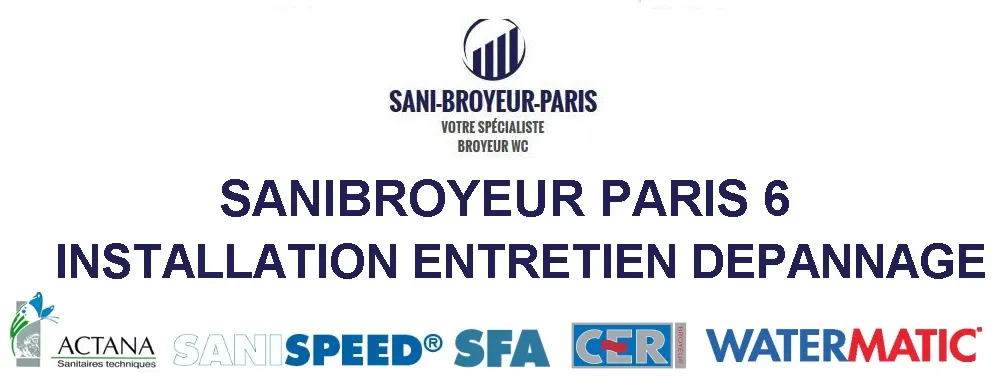 Logo sanibroyeur Paris 6